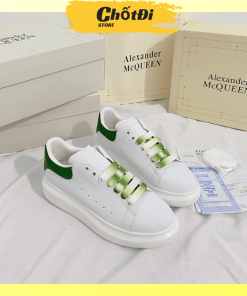 Giày Sneaker Nam Nữ Mc Queen Dây Mix Xanh Trắng Likeauth Cổ Thấp, Thiết Kế Thời Trang Bền Chắc, êm Chân Khi Vận động Hg002 – Chốt đi Store