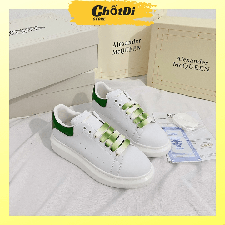 Giày Sneaker Nam Nữ Mc Queen Dây Mix Xanh Trắng Likeauth Cổ Thấp, Thiết Kế Thời Trang Bền Chắc, êm Chân Khi Vận động Hg002 – Chốt đi Store