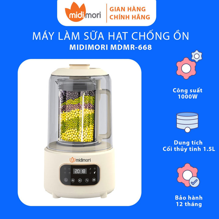 Máy Xay Nấu Làm Sữa Hạt đa Năng Mdmr-668 – Midimori