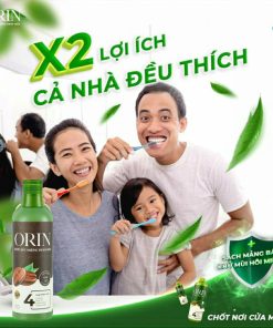 Combo 2 Chai Nước Súc Miệng Thảo Mộc Orin 250ml -‘tặng 1 Chai Orin 100ml’