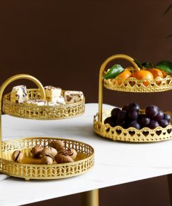Khay đựng Bánh 2 Tầng Sang Trọng 20x21cm – Gdn