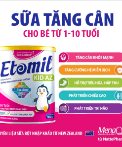 Sữa Tăng Cân Cho Trẻ Biếng ăn, Chậm Lớn Etomil Kid Az 900g – Etomil