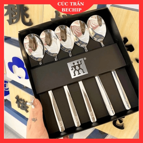 Set 5 Thìa Inox Hàng Nội địa đức Zwilling Kèm Hộp đựng Sang Trọng Ctb612 – Bechip