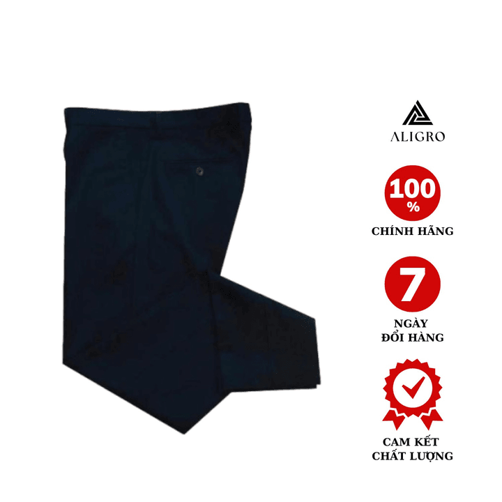 Quần Kaki Nam, Quần Thô Màu đen Dáng Slimfit, Chất Liệu Vải Kaki Cao Cấp Bền đẹp, Thiết Kế Cạp đính đỉa Aligro Algk016 – Aligro
