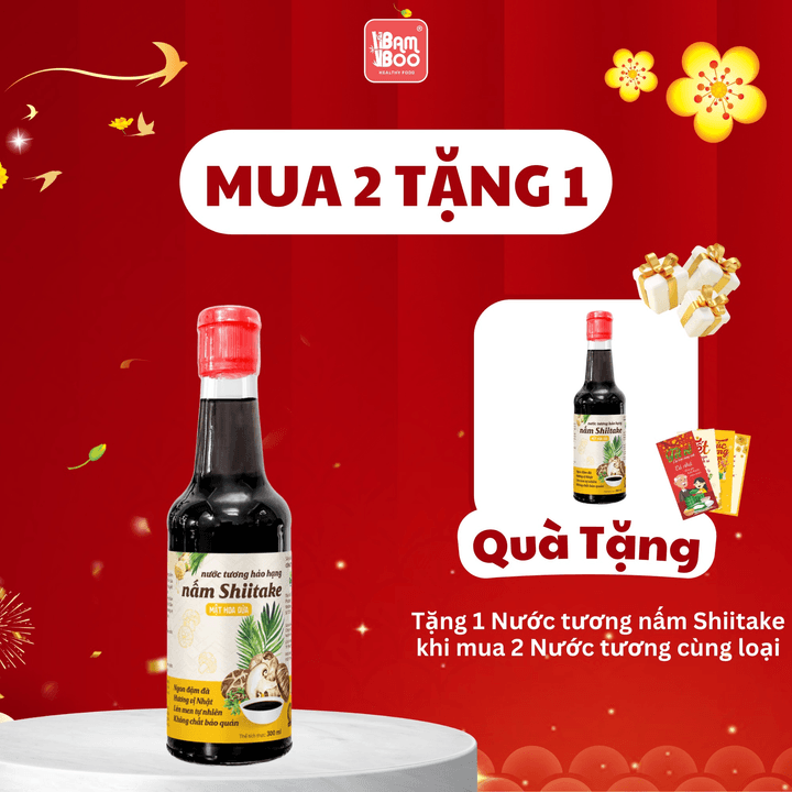 Nước Tương Nấm Shiitake Mật Hoa Dừa Hảo Hạn 300ml – Detoko