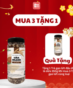 Trà Gạo Lứt Lúa Mạch Gừng Sả 350g – Bamboo