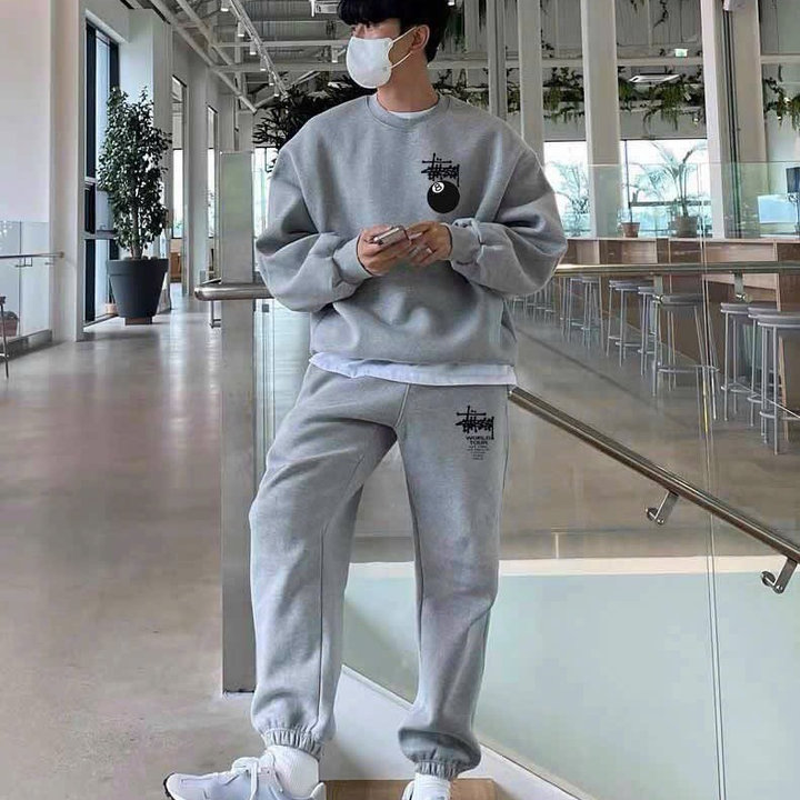 đồ Bộ Nỉ Nam Nữ Unisex Bông Sweater Stussy 08 Cao Cấp – Ausa House