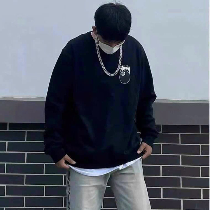 áo Sweater Nam Nữ Unisex Stussy 08 Form Rộng Nỉ Bông Dáng Oversize – Ausa House