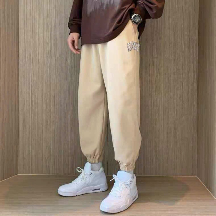 Quần Jogger Nỉ Nam Nữ Unisex Stussy Sport Túm Gấu – Ausa House