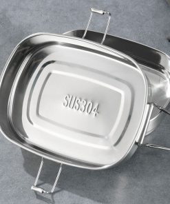 Hộp Cơm Chữ Nhật Inox 16cm – Su