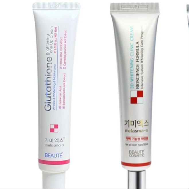 Combo 2 Món Kem Nám Melasma + Trắng Da Gluthtione (tuýp Trắng + Tím) 40ml – Gdn