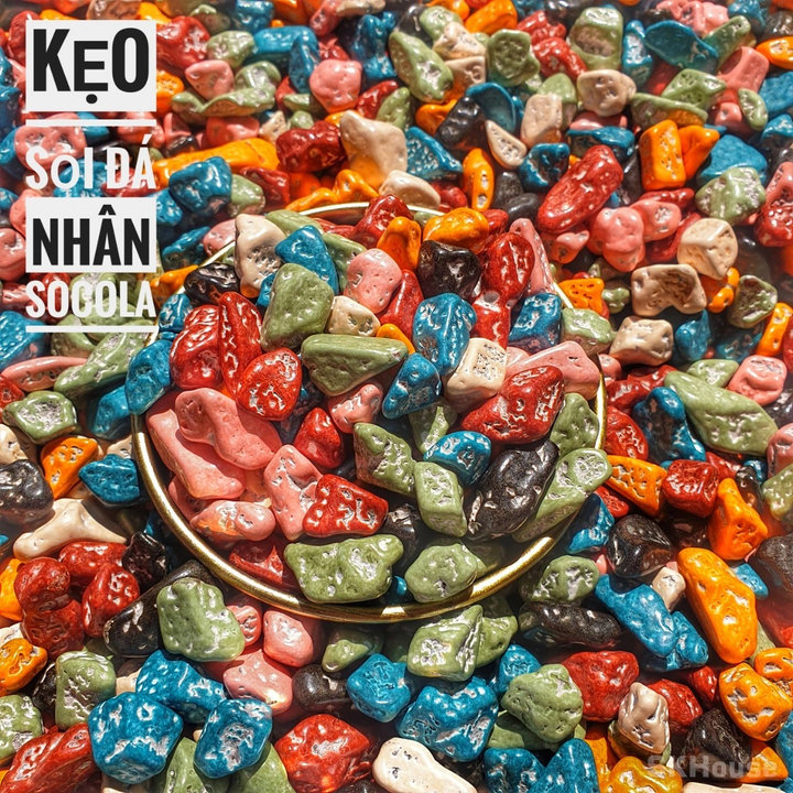 Kẹo Sỏi đá Nhân Socola Siêu Ngon 500g – Winnie House