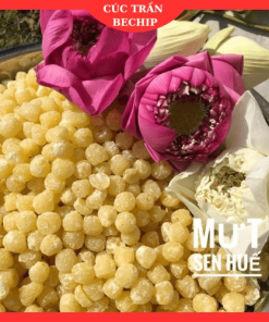 Mứt Hạt Sen Huế ít đường Thơm Ngon, Bùi, Ngọt Thanh 500g Ctb616 – Bechip