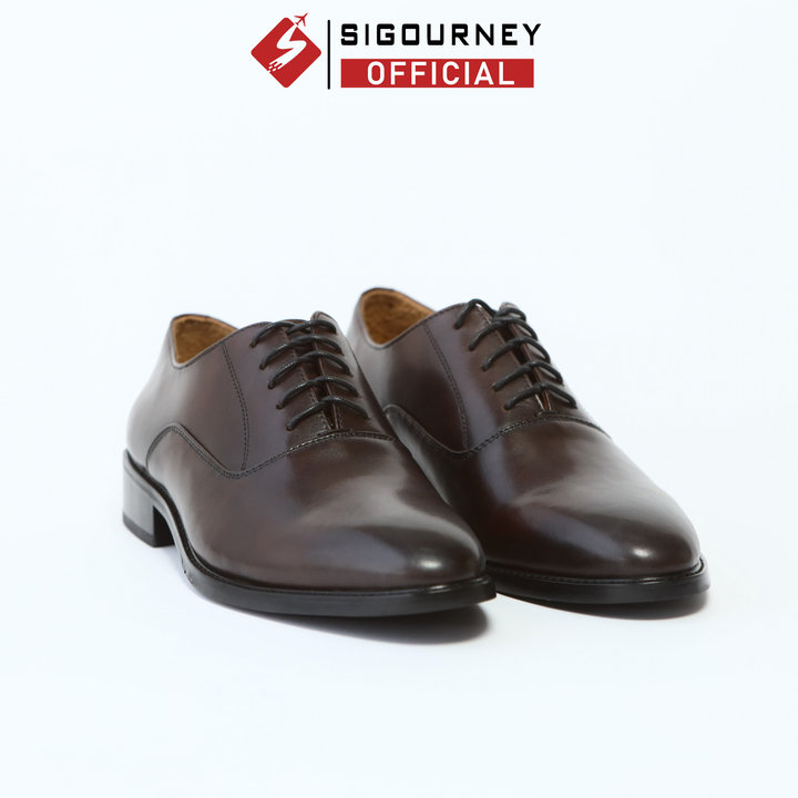 Giày Oxford đế Phíp Cao Cấp Màu Nâu Patina Da Bò Nhập Khẩu Scc07 Bảo Hành 18 Tháng – Sigourney