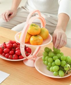 Khay 3 đĩa để Hoa Quả Có Thể Gấp Gọn