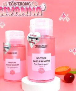 Nước Tẩy Trang Sivanna Hồng Nắp Nhấn Tiện Dụng Thái Lan 180Ml – Gdn