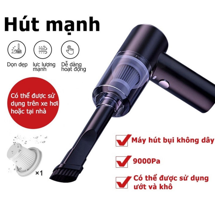 Máy Hút Bụi Cầm Tay Mini 2in1