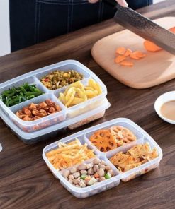 Hộp Chia 4 Ngăn đựng Thực Phẩm