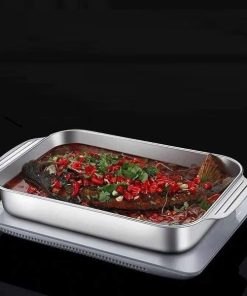 Khay Lẩu Inox Hình Chữ Nhật