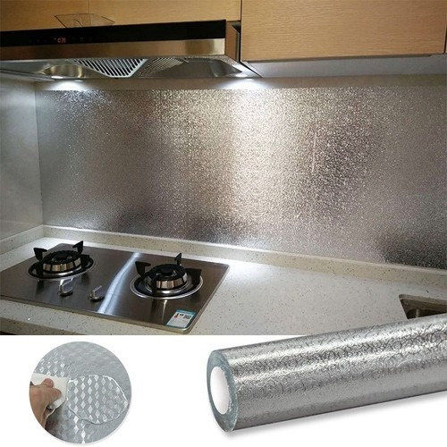 Cuộn Giấy Bạc Dán Bếp Tráng Nhôm Cách Nhiệt
