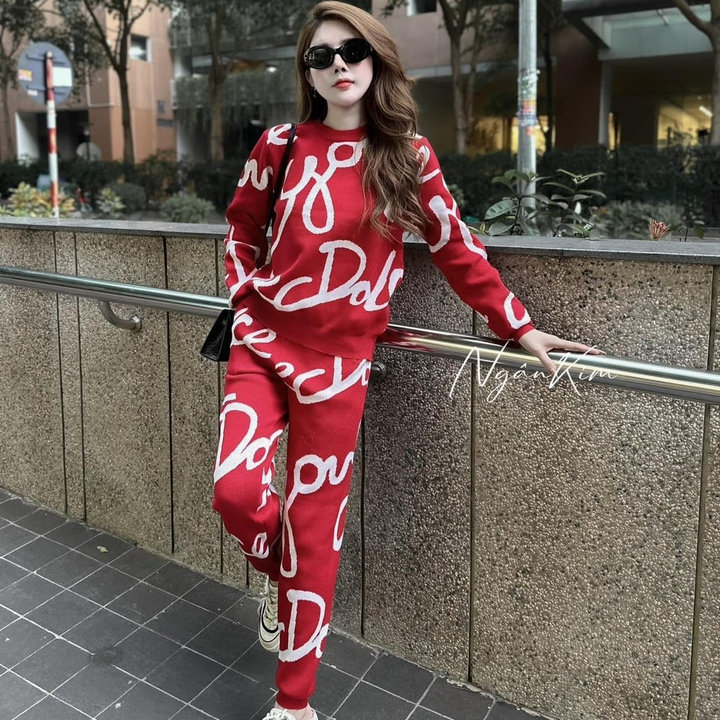 Bộ đồ Thun Nữ Co Dãn Cotton In Họa Tiết Siêu – Htm Fahsion