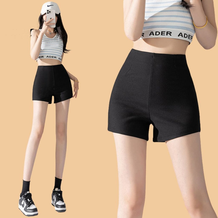 Quần Short Cạp Cao, Khóa Chìm Sau Hot Hit Dành Cho Bạn Nữ Slcxq116 – Chipxinhxk