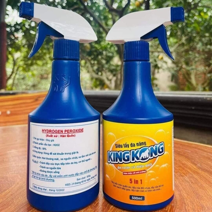 Bộ 2 Chai Siêu Tẩy đa Năng King Kong