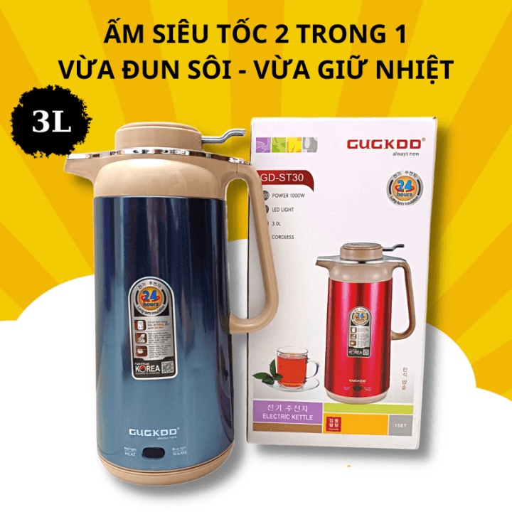 Siêu Phẩm ấm Siêu Tốc Kiêm Phích Giữ Nhiệt St30