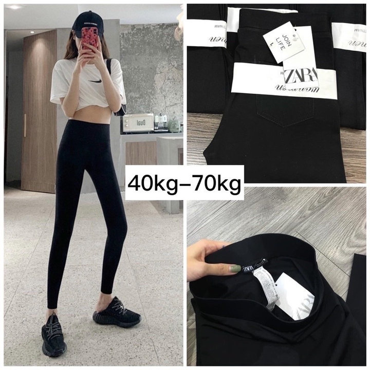 Quần Legging Zara Dáng Basic Co Giãn Thời Trang Có Size Từ 49-70kg Ad546 – ánh Dương