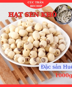 500g Hạt Sen Khô Tịnh Tâm Loại 1 Thơm, Bùi, Bở, Ngon – đặc Sản Huế Làm Quà Tặng Người Thân, Bạn Bè – Ctb641