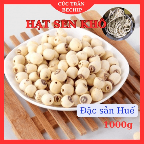 500g Hạt Sen Khô Tịnh Tâm Loại 1 Thơm, Bùi, Bở, Ngon – đặc Sản Huế Làm Quà Tặng Người Thân, Bạn Bè – Ctb641