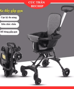 Xe đẩy Gấp Gọn, Xe đi Siêu Thị, Du Lịch Cho Bé (tặng Kèm đệm Ghế, Có Thể đảo Chiều) Ctb655 – Bechip