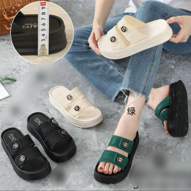 Dép Nữ 2 Quai Cao Cấp Mẫu Mới ,đế Cao 4cm, Siêu êm- Haanh