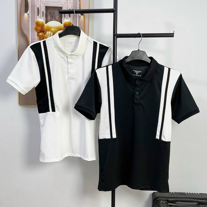 áo Thun Nam, Nữ Polo Cá Sấu Phối Trắng đen Cao Cấp – Soo1990