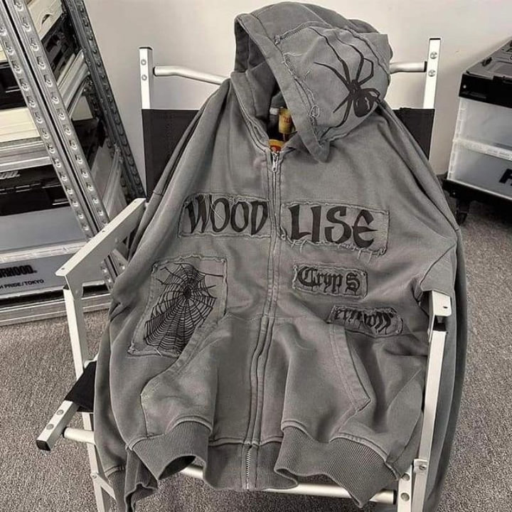 áo Khoác Nỉ 2 Lớp Dày Dặn Nam Nữ Mặc được In Chữ Wood Life Phối đường Cắt Siêu đẹp Tp291 – Golden Dream