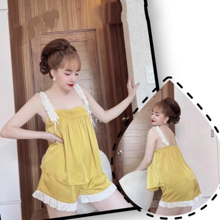 đồ Bộ Ngủ Phi Lụa Mềm Sexy Quyến Rũ Bhgs – Be Yourself