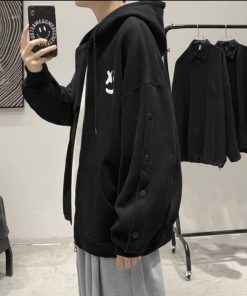 áo Khoác Hoodie Nỉ Nam Nữ Dây Kéo In Hình Mặt Cười Cá Tính – Htm Fashion