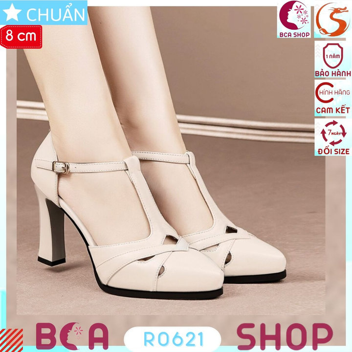 Giày Cao Gót Công Sở Nữ 8p Ro621 Kiểu Dáng Thanh Lịch, Tôn Dáng Và Sang Trọng – Rosata