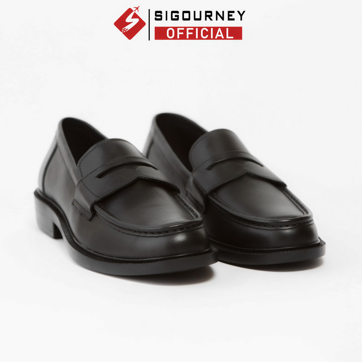 Giày Chunky Loadfer Da Bò Nappa Cao Cấp Màu đen Bảo Hành 18 Tháng – Sigourney