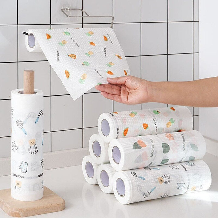 Giấy Lau Bếp Hoa Văn Rất Tiện Dụng