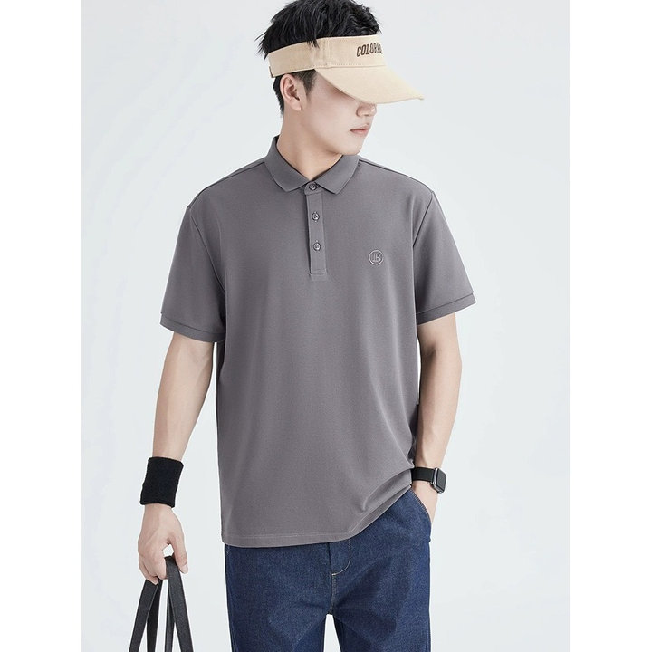 áo Phông Cộc Tay Cổ Bẻ Thêu Họa Tiết Chữ B Dành Cho Bạn Nam Slcxa277 – Chipxinhxk