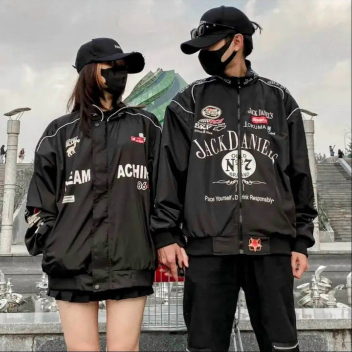 áo Khoác Dù Nam Nữ áo Form Rộng Chữ Jack Daniels Racing Boy Sắc Néthot Trend – Kim