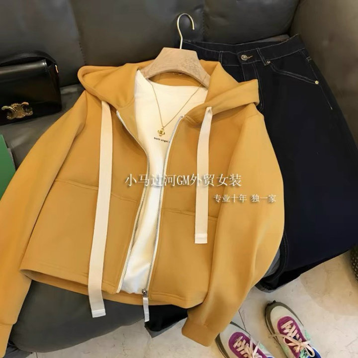 áo Khoác Nỉ Lửng Nữ Có Túi áo Trơn Có Nón Thời Trang Hot Trend – Htm Fashion