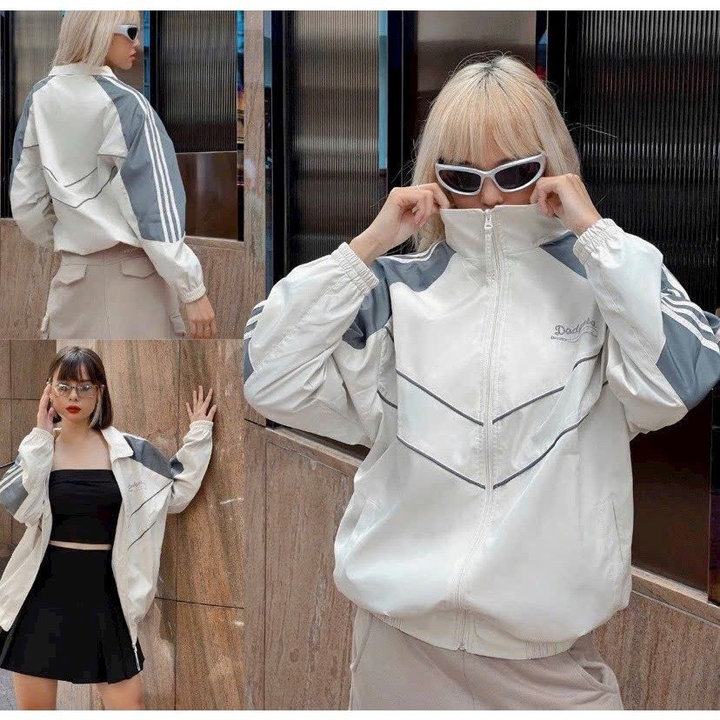 áo Khoác Dù Nam Nữ 2 Lớp Dodger Cực Ngầu Phối Sọc Viền Siêu đẹp Hot Trend – Htm Fashion