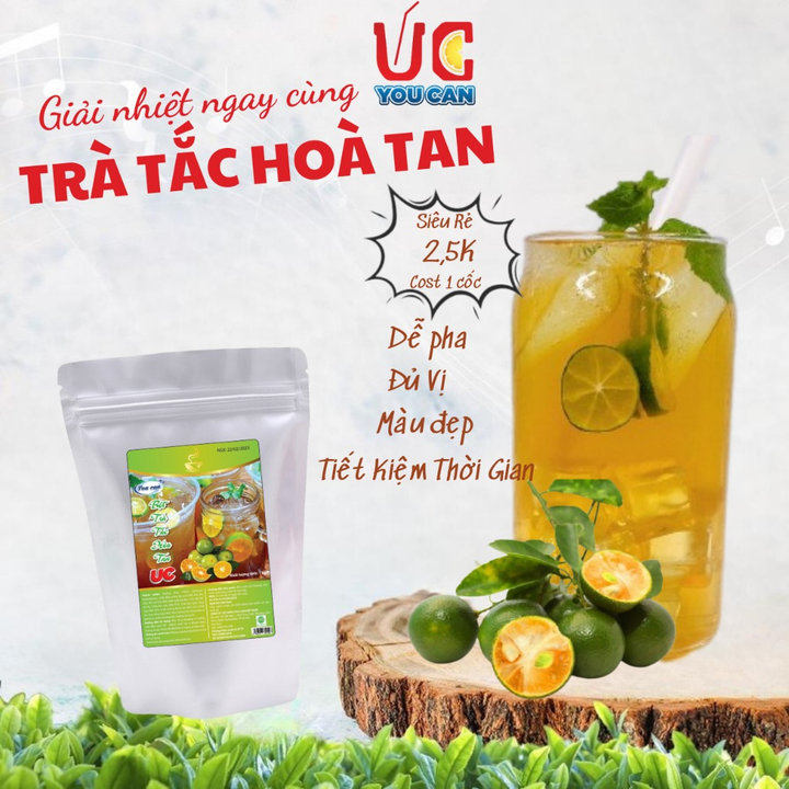 [thùng10kg] Bột Trà Tắc Hòa Tan Tiện Lợi, Giàu Vitamin C, Không Chứa Chất Bảo Quản U009 – Lady’s Passion