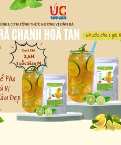 [thùng 10kg] Bột Trà Chanh Hòa Tan Tiện Lợi, Giàu Vitamin C, Không Chứa Chất Bảo Quản U005 – Lady’s Passion