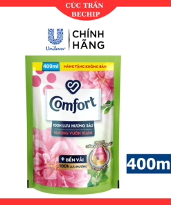 Nước Xả Vải Comfort 400ml Giảm Nhăn, Mềm Vải, Lưu Hương 100h, Thơm Ngất Ngây Túi 400ml Ctb674 – Bechip