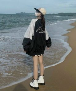 áo Khoác Dù Nam Nữ 2 Lớp In Chữ Slc Siêu Chất Phối Cá Tính – Htm Fashion