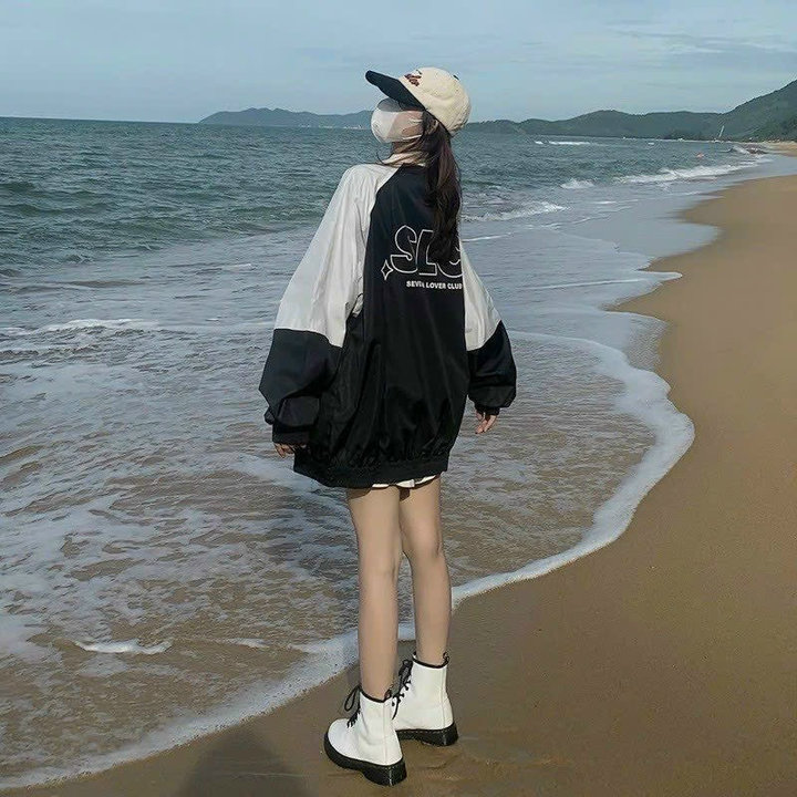 áo Khoác Dù Nam Nữ 2 Lớp In Chữ Slc Siêu Chất Phối Cá Tính – Htm Fashion