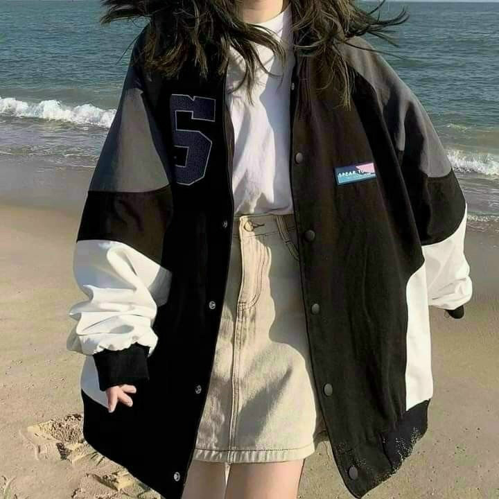 áo Khoác Dù Nam Nữ 2 Lớp Thêu Số 5 áo Phối Kiểu Hàn Quốc – Htm Fashion